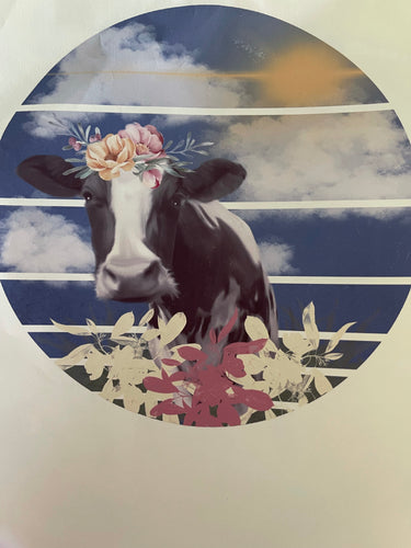 Floral cow