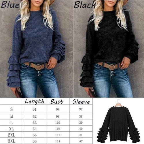 Ruffle sweater