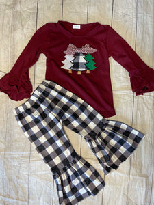 Tree plaid 2t