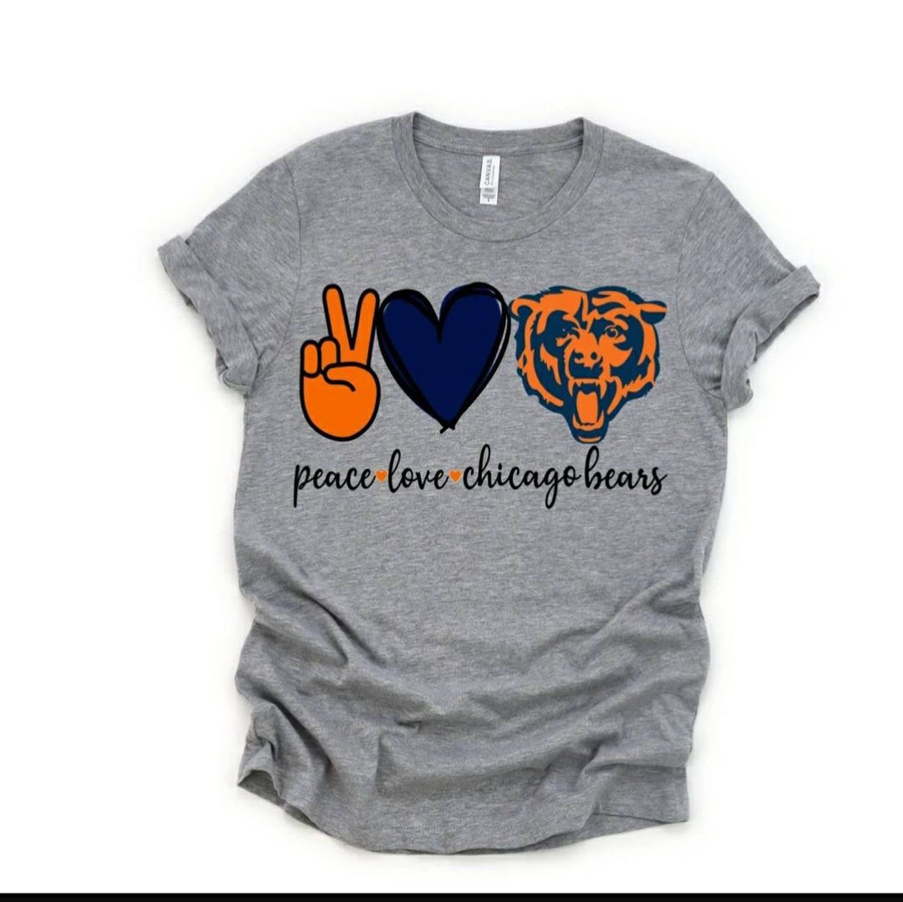 Peace Love Autism Chicago Bears Nfl Shirt