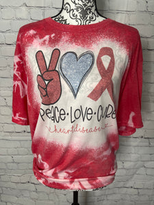 Peace love cure heart disease